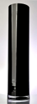 Wazon szklany podłogowy tuba czarna h 80 cm