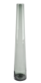 Smukły wysoki wazon z szarego transparentnego szkła h 60 cm.png