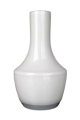 Artystyczny biały wazon z grubego szkła o wysokości 30 cm.jpg
