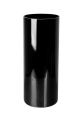 Czarny wazon szklany cylinder z grubego szkła o wysokości 40 cm.png