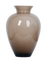 Artystyczny szklany wazon na kwiaty w kolorze topazowym h 29 cm.png