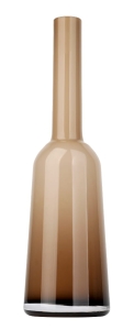 Wysoki wazon podłogowy smukła butelka topaz h 46 cm