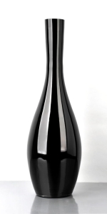 Nowoczesny wysoki wazon smukła butelka h 75 cm