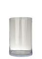 Bezbarwny wazon tuba na podłogę z grubego szkła h 35 cm śr 25 cm.png