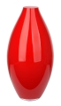 Nowoczesny wazon na kwiaty z grubego czerwonego szkła wysokość 44 cm.JPG