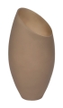 nowoczesny wazon, wazon szklany, wazon na kwiaty, topazowy wazon, wazon ukośnie szlifowany.jpg