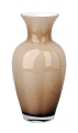 Topazowy wazon dekoracyjny i na kwiaty z grubego szkła h 40 cm.JPG