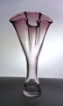 wazon szklany, wrzosowy, artystyczny wazon, wazon dekoracyjny, wazon na kwiaty.JPG